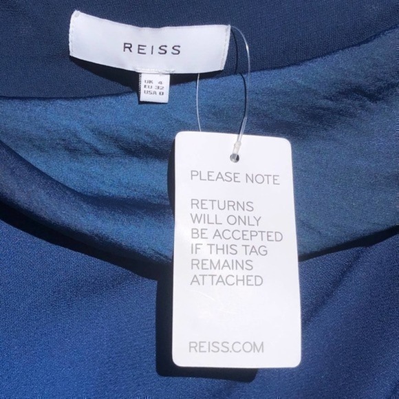 Reiss Dress - Camilia NWT Women Size 0 | Blue - Picture 8 of 10